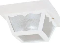 Westinghouse Matte White Switch Incandescent Light Fixture