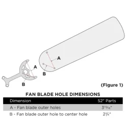 Westinghouse Natural Wood Ceiling Fan Blades