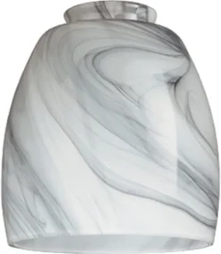 Westinghouse Tapered Barrel Wheat/White Glass Shade 1 pk (Pack of 4)