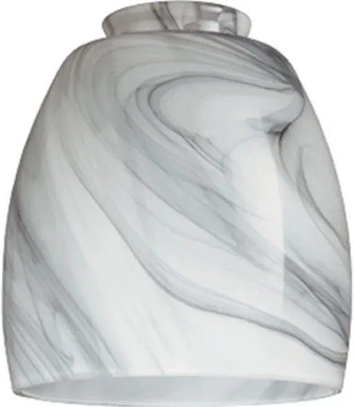 Westinghouse Tapered Barrel Wheat/White Glass Shade 1 pk (Pack of 4)