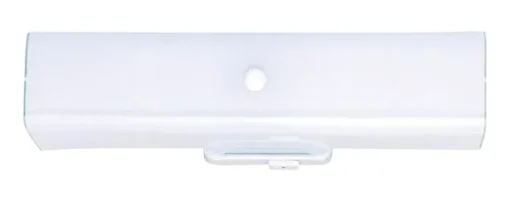 Westinghouse White 2 lights Incandescent Bathroom Channel Fixture Wall Mount