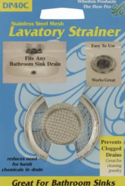 Whedon 2-1/4 in. D Chrome Sink Strainer