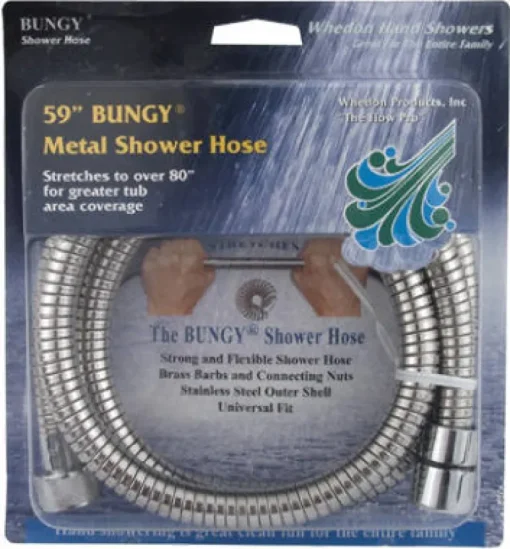 Whedon BUNGY Chrome Stainless Steel 59 in. Shower Hose