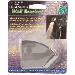 Whedon Chrome Plastic 2 in. Shower Wall Mount Bracket