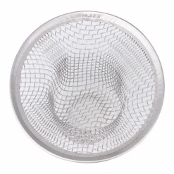 Whedon Drain Protector 2-3/4 in. D Chrome Stainless Steel Mesh Strainer