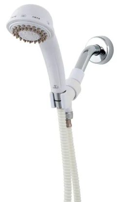 Whedon Flow Pro White Plastic 3 settings Handheld Showerhead 2.5 gpm
