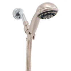 Whedon Rainbo Brushed Nickel Plastic 7 settings Handheld Showerhead 2.5 gpm