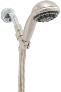 Whedon Rainbo Brushed Nickel Plastic 7 settings Handheld Showerhead 2.5 gpm