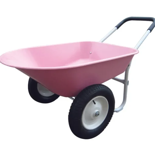WHEELBARROW PINK 5CU.FT