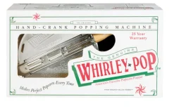 Whirley Pop Aluminum Stove Top Popcorn Popper 16.5 in. 6 qt Silver