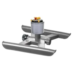 Whisper Quiet Gray Plastic Sled Base 5024 sq. ft. Coverage Area Impulse Sprinkler