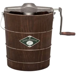 White Mountain Brown 4 qt. Ice Cream Maker 13.1 in. H x 18.6 in. W x 13.3 in. L
