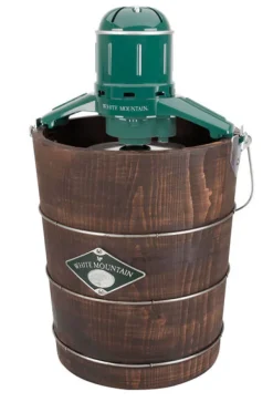 White Mountain Brown 6 qt. Ice Cream Maker 13.5 in. H x 20.8 in. W x 13.3 in. L