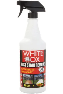 White Ox No Scent Rust Stain Remover 1 qt. (Pack of 12)