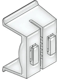White Sign Holder