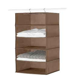 Whitmor 42 in. H x 12 in. W x 11-1/2 in. L Fabric Hanging Vertical Closet Organizer 1 pk