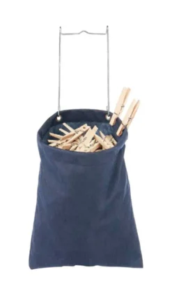 Whitmor Blue Polyester Clothes Pin Bag