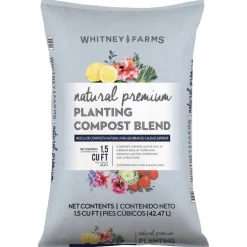Whitney Farms 10101-72201 1.5 Cubic Feet Natural Premium Planting Compost Blend