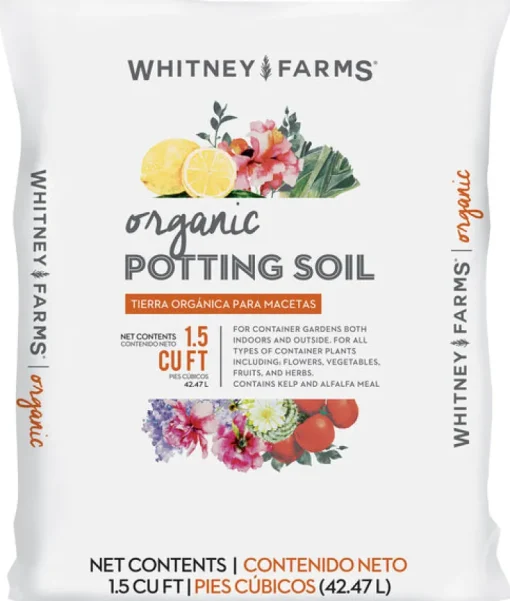 Whitney Farms 10101-71603 1.5 Cubic Feet Organic Potting Soil