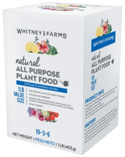 Whitney Farms Natural Organic Plant Food 1 lb.
