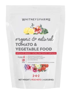 Whitney Farms Tomato & Vegetable Granules Organic Plant Food 4 lb.