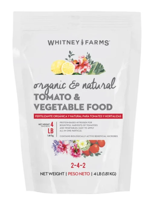 Whitney Farms Tomato & Vegetable Granules Organic Plant Food 4 lb.