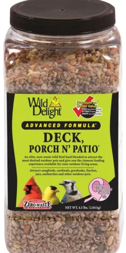 Wild Delight 374445 4.5 Lb Jar Deck, Porch N' Patio® Food