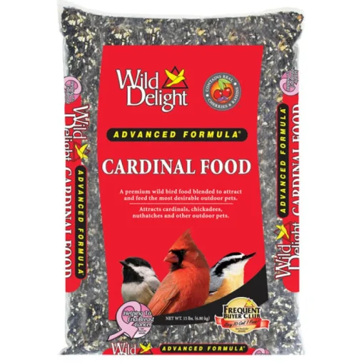 Wild Delight Cardinal Sunflower Seeds Wild Bird Food 15 lb