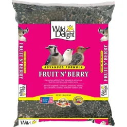 Wild Delight Fruit N Berry Assorted Species Sunflower Seeds Wild Bird Food 5 lb