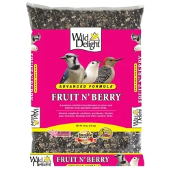 Wild Delight Fruit N Berry Assorted Species Sunflower Seeds Wild Bird Food 20 lb