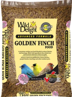 Wild Delight Golden Finch Finches Sunflower Kernels Wild Bird Food 5 lb