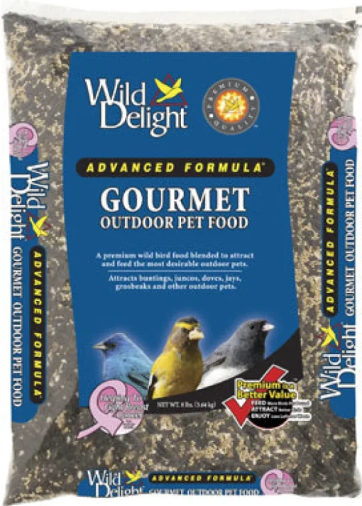 Wild Delight Gourmet Assorted Species Sunflower Seeds Wild Bird Food 8 lb