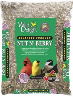 Wild Delight Nut N Berry Assorted Species Sunflower Kernels Wild Bird Food 5 lb