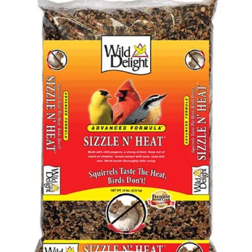 Wild Delight Sizzle N Heat Songbird Wild Bird Food Sunflower Kernels 14 lb. (Pack of 3)