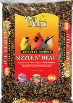 Wild Delight Sizzle N Heat Songbird Wild Bird Food Sunflower Kernels 14 lb. (Pack of 3)