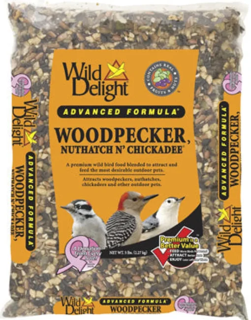 Wild Delight Woodpecker Sunflower Seeds Wild Bird Food 5 lb