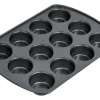 Wilton 15 In. W X 10.5 In. L Muffin Pan Gray