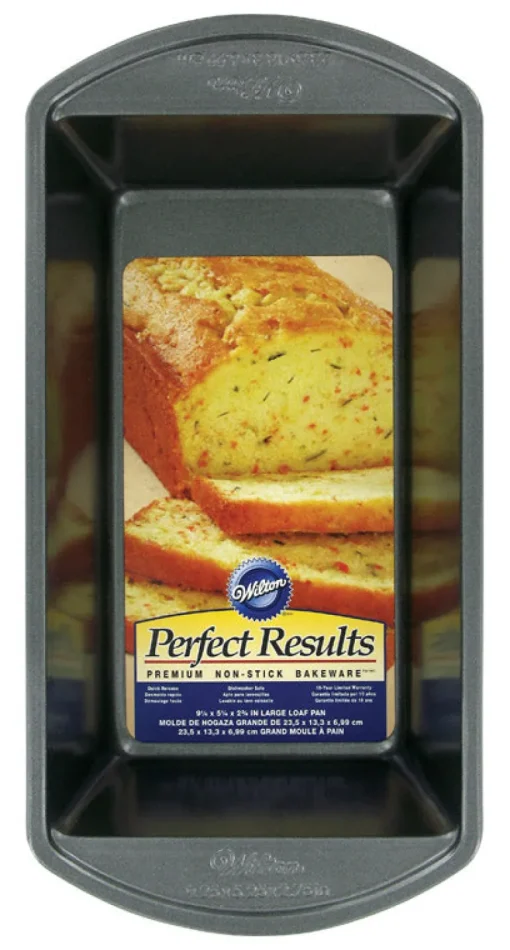 Wilton Premium 5-1/4 in. W X 9-1/4 in. L Loaf Pan Gray 1 pk