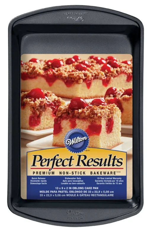 Wilton Premium 9 In. W X 13 In. L Cake Pan Gray 1 Pk