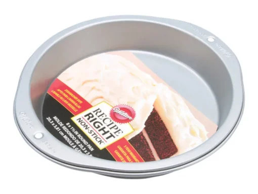 Wilton Recipe Right 8 in. W X 8 in. L 8 in. Round Cake Pan Silver