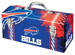 Windco 16.25 in. Steel Buffalo Bills Art Deco Tool Box 7.1 in. W x 7.75 in. H