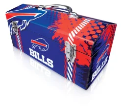 Windco 16.25 in. Steel Buffalo Bills Art Deco Tool Box 7.1 in. W x 7.75 in. H