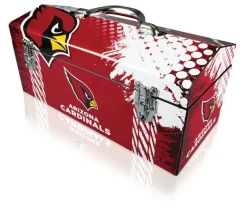 Windco 16.25 in. Arizona Cardinals Art Deco Tool Box Multicolored
