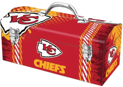 Windco 16.25 in. Kansas City Chiefs Art Deco Tool Box Multicolored