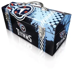 Windco 16.25 in. Tennessee Titans Art Deco Tool Box Multicolored