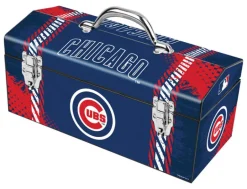 Windco Chicago Cubs 16.25 in. MLB Art Deco Tool Box Blue/Red