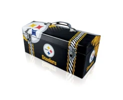 Windco Steel Pittsburgh Steelers Art Decor Tool Box 7.1 W x 7.75 H in.