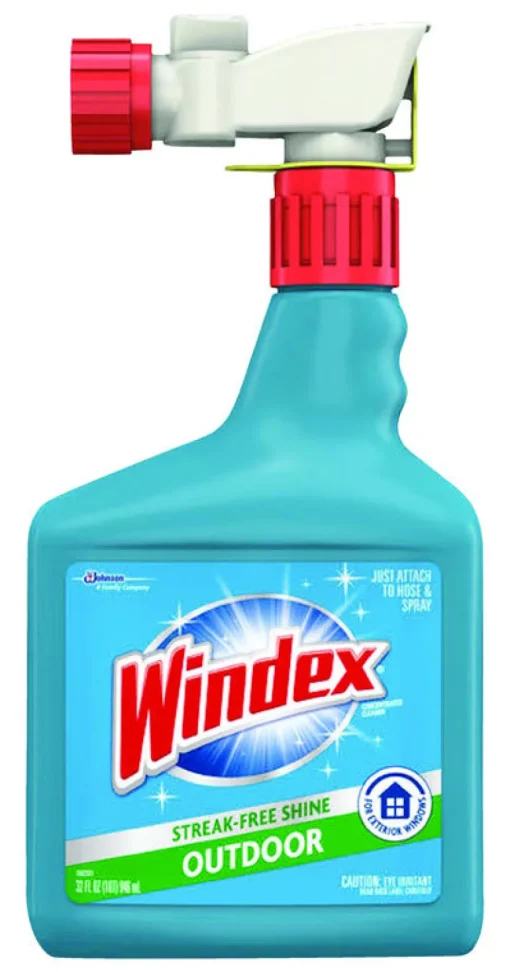 Windex 10122 32 Oz Windex® Outdoor Glass Cleaner With Sprayer (Pack Of 8)