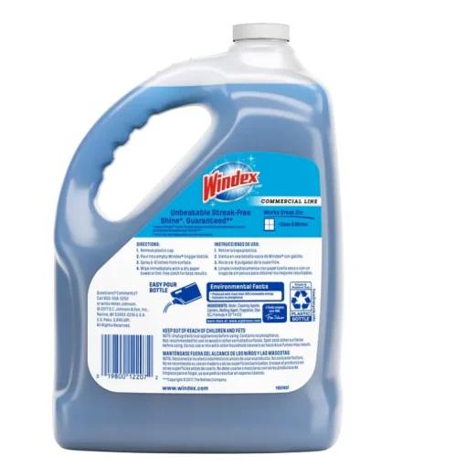 Windex Commercial Line No Scent Glass and Surface Cleaner 1 gal. Liquid