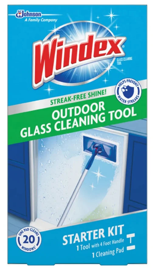 Windex Outdoor All-In-One No Scent Glass Cleaner Starter Kit 1 pk Wipes